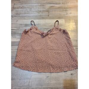 Wishlist apparel large women's polka dot tank top